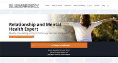 Desktop Screenshot of drbrandonsantan.com